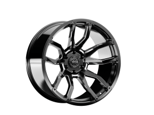Chevrolet K2500 Custom Wheels - Rough Country - Torque TW403 Impact - Gloss Black with Milled Accents - '88-'00 Chevrolet K2500 Custom Wheels - Rough Country - Torque TW403 Impact - Gloss Black with Milled Accents - '88-'00